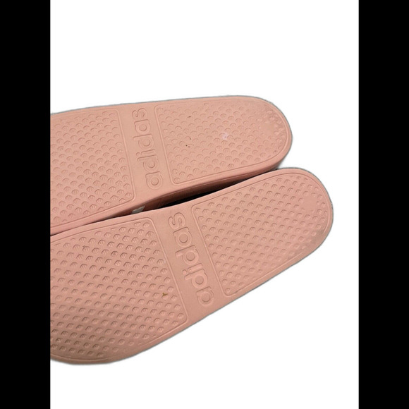 ADIDAS Adilette Lite Womens Slide Sandals Coral Peach Pink Sporty Size US 10 $49 - Picture 12 of 14